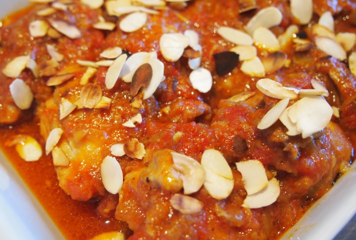 Moroccan Chicken with Tomato Marmalade