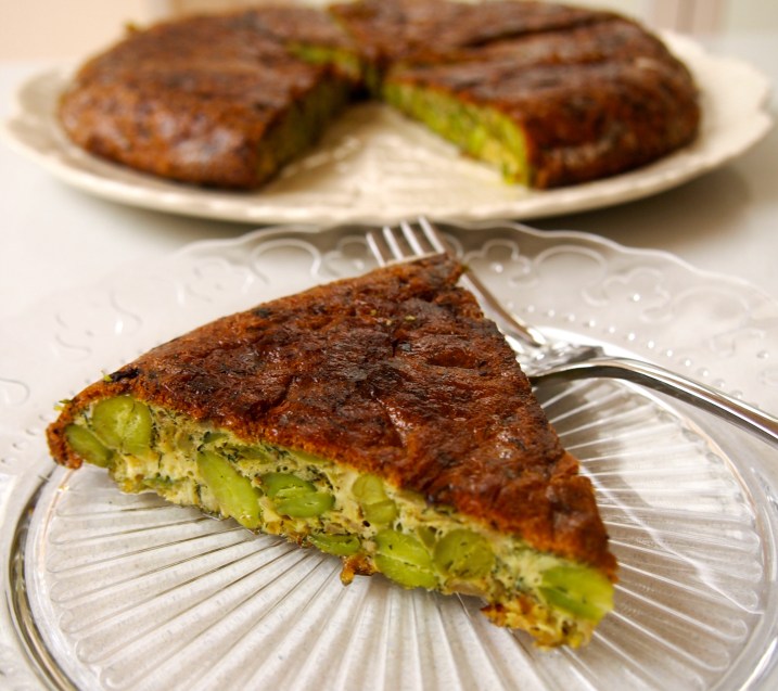 Kookoo Baghali - Persian Broad Bean and Dill "Frittata"