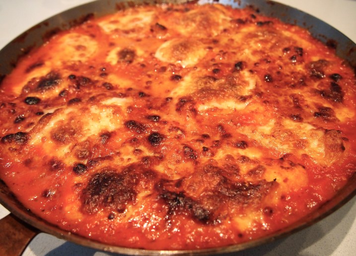 Gnocchi alla Sorrentina - Baked Gnocchi with Tomato, Mozzarella & Fontina