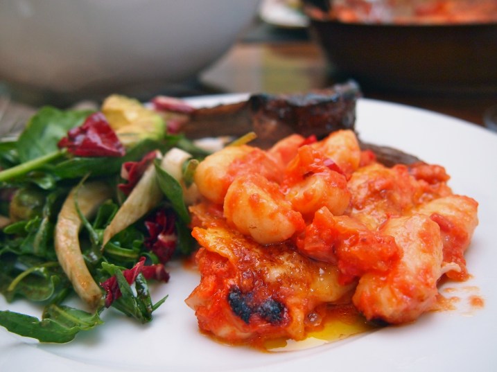 Gnocchi Alla Sorrentina - Baked Gnocchi with Tomato, Mozzarella & Fontina