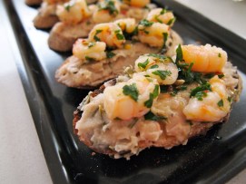 Prawn & Cannellini Bean Crostini