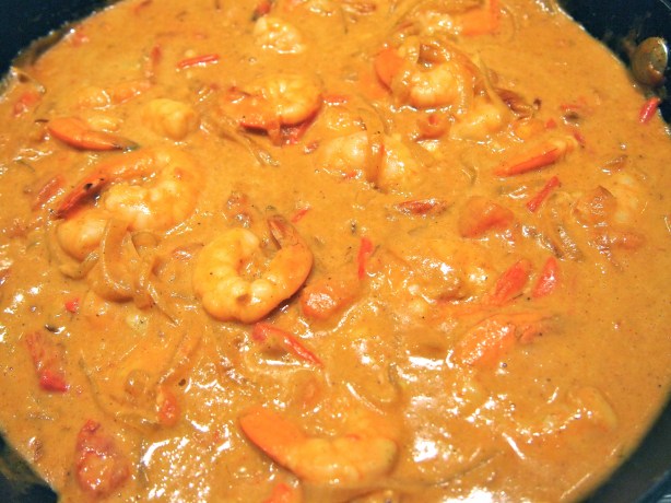 Spicy Prawns with Angel Hair Pasta