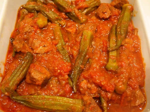 Khoresht Bamieh - Persian Lamb & Okra Stew