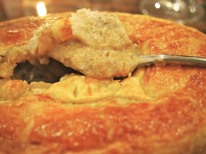 The Boathouse's Snapper Pie with Truffle Oil