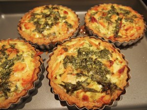 Smoked Trout & Herb Tarts