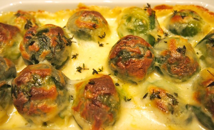 Ultimate Brussel Sprout Side Dish - Sprout & Taleggio Gratin
