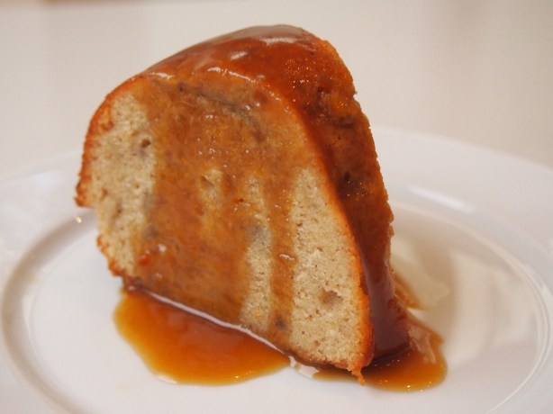Banana Cake with Caramel Icing