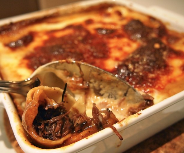 Beef Cannelloni with Taleggio Sauce