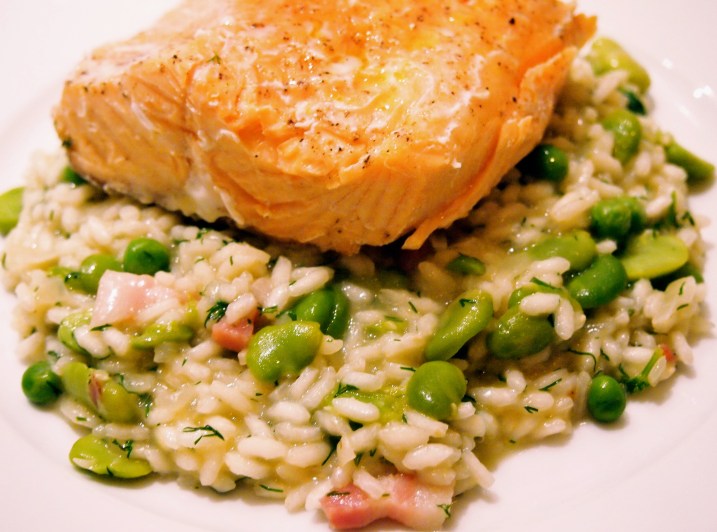 Broad Bean. Pea & Dill Risotto