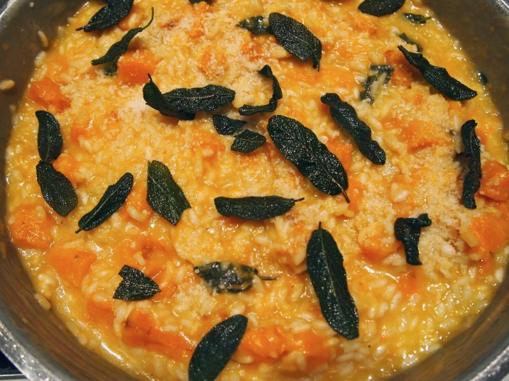 Baked No -Stir Pumpkin & Sage Risotto