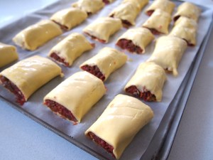 Home Made Sausage Rolls -  Beef, Cheddar & Caramelised Onions