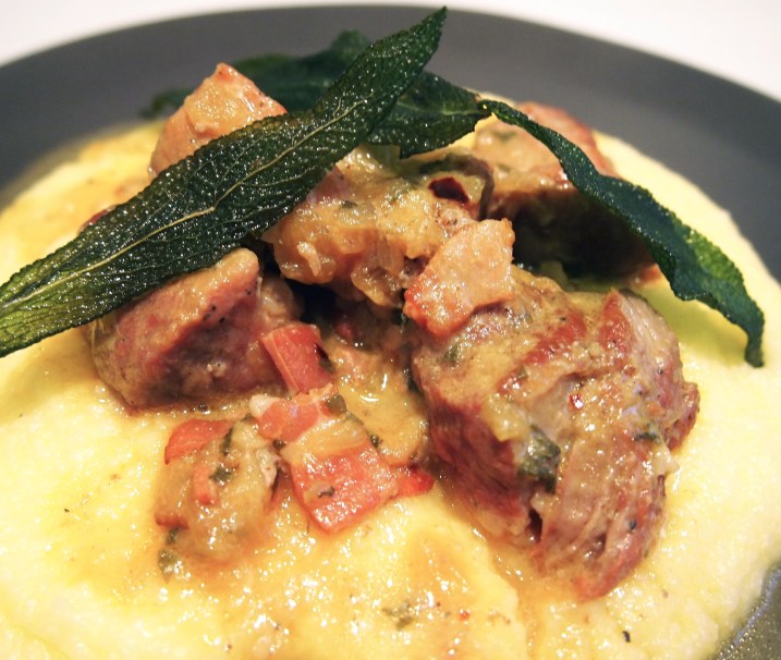 Pork Braised in Milk with Sage & Polenta