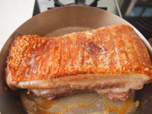 Roast Pork Belly for Okonomiyaki