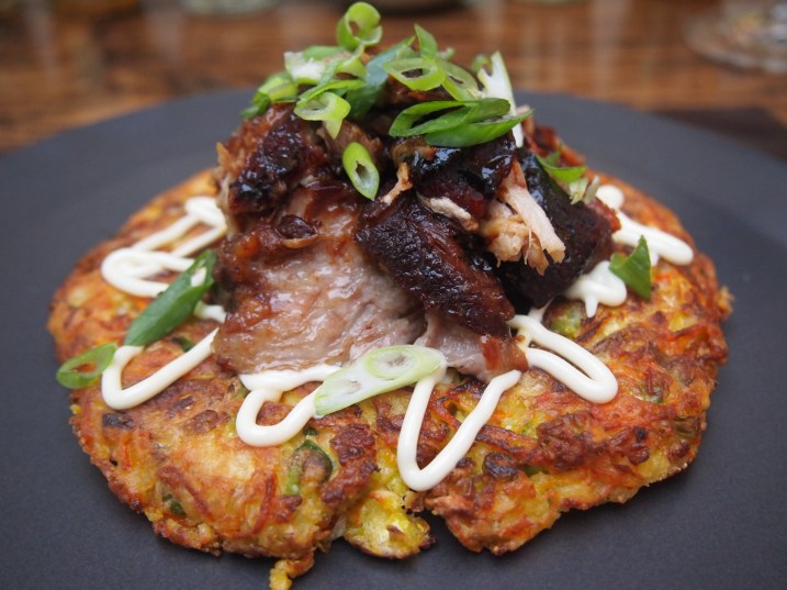 Ultimate Okonomiyaki with Sticky Soy Pork Belly