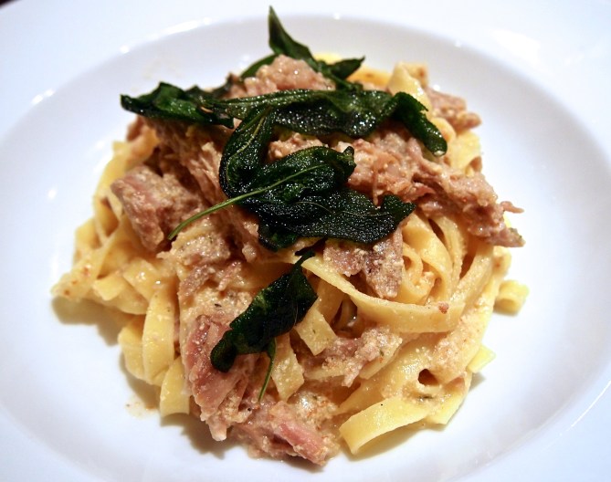 Milk Braised Pork Ragu with Fresh Fettuccine