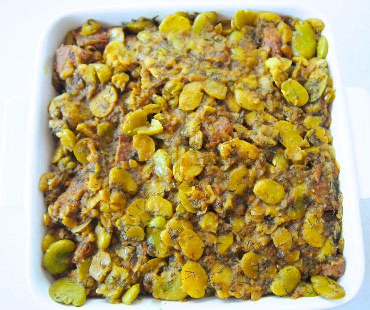 Khoresht Bogoli - Persian Braised Lamb and Fava Bean Stew