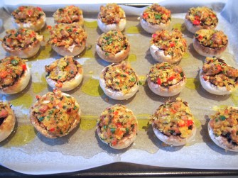 Sausage Stuffed Mushrooms