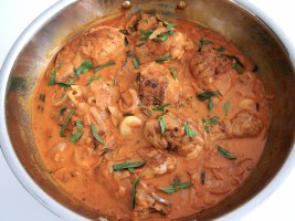 Patricia Wells Chicken with Tarragon & Sherry Vinegar