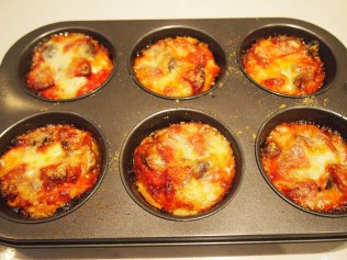 Mini Deep Dish Pizzas