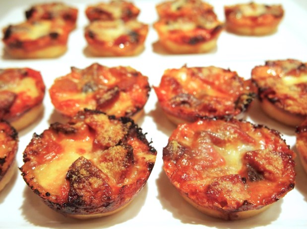 Muffin Tin Deep Dish Pizzas