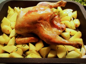 Italian Style Roast Chicken & Potatoes