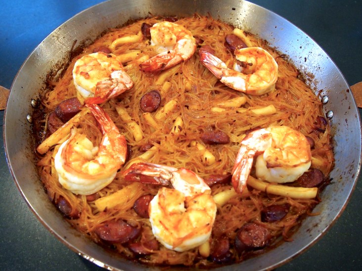 Prawn, Chorizo & Squid Fideuà