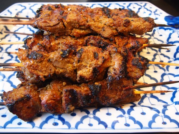 Poh's Malaysian Satay with Peanut Sauce