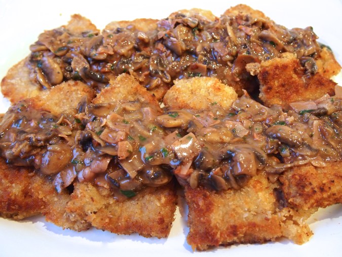Jaeger Schnitzel - Schnitzel with Rich Mushroom Sauce