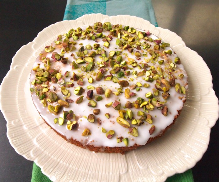 Nigel Slater's Pistachio & Rosewater Cake