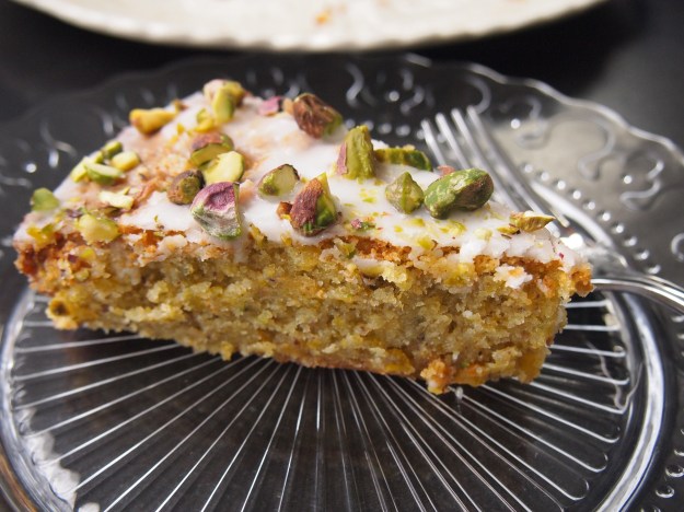 Nigel Slater's Pistachio & Rosewater Cake