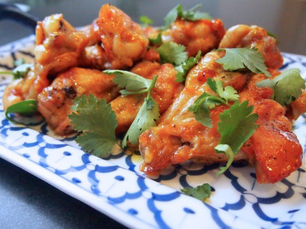 Crispy Lime & Red Curry Chicken Wings