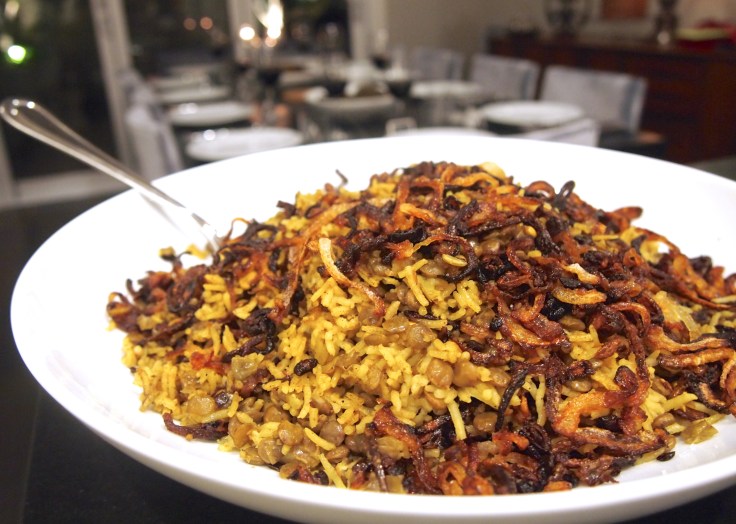 Ottolenghi's Spiced Rice with Lentils & Caramelised Onions