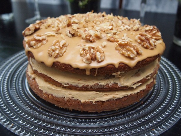 Best Ever Coffee & Walnut Cake