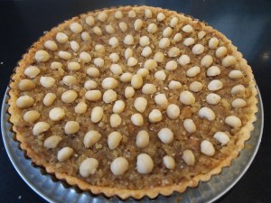 Golden Syrup & Macadamia Tart