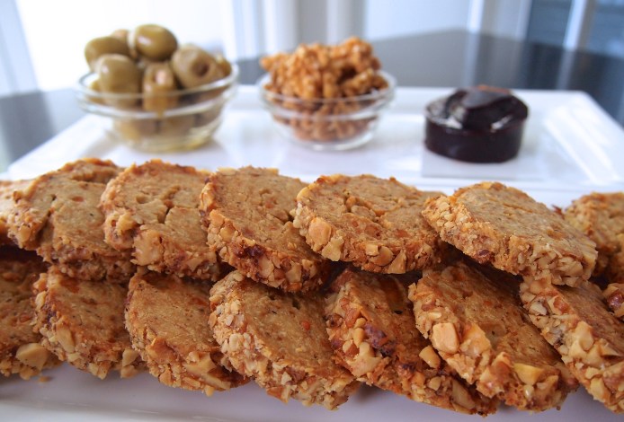 Ina Garten's Stilton & Walnut Crackers