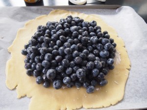 Free Form Blueberry Pie
